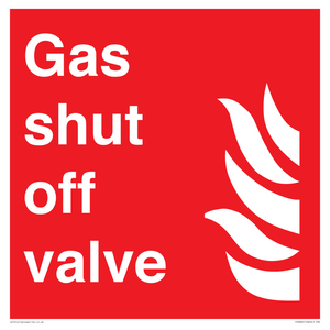 Gas shut off valve